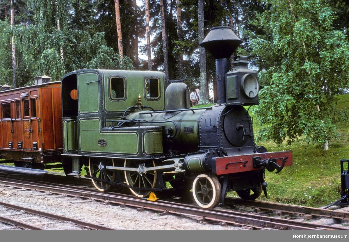Damplokomotiv NSB type III nr. 21 "Alf"