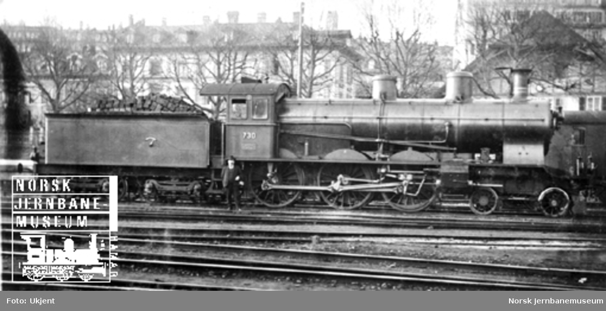 Sveitsisk damplokomotiv type A3/5 nr. 730