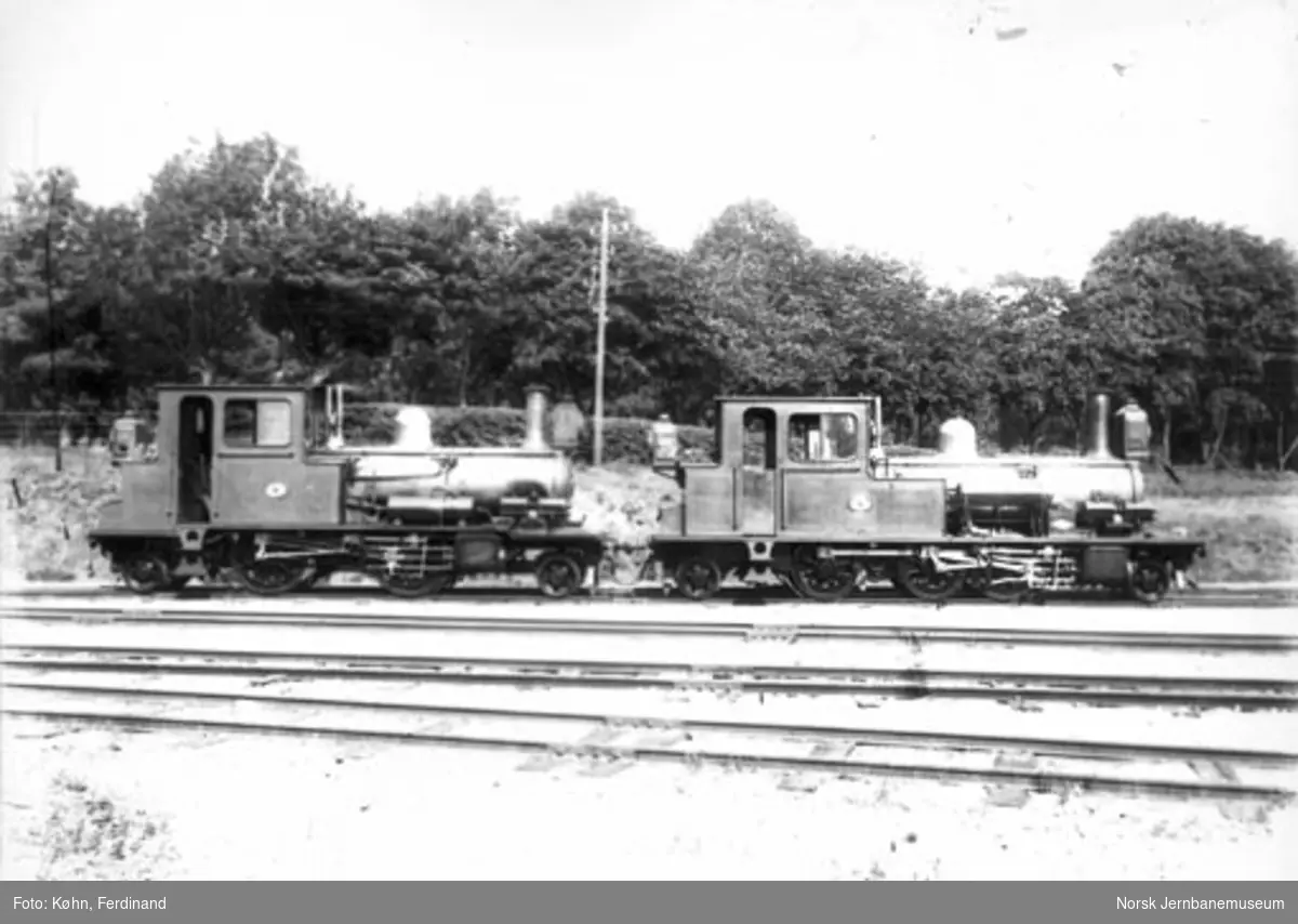 Setesdalsbanens damplokomotiver nr. 4 og 1