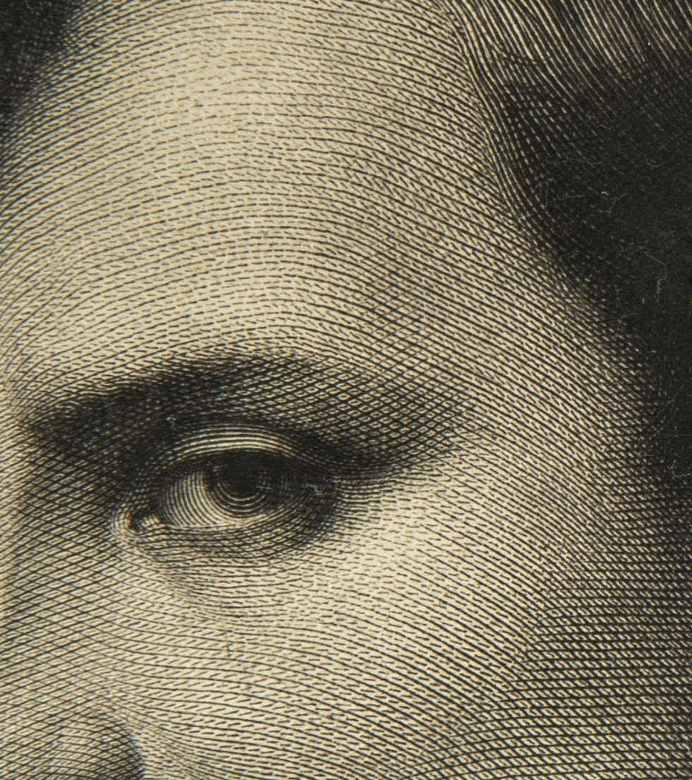 Napoleon i uniform med ordener, halvfigur, venstrevendt.