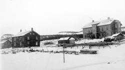 Anlegg av LKABs anlegg i Narvik : kontorbygningen under oppf