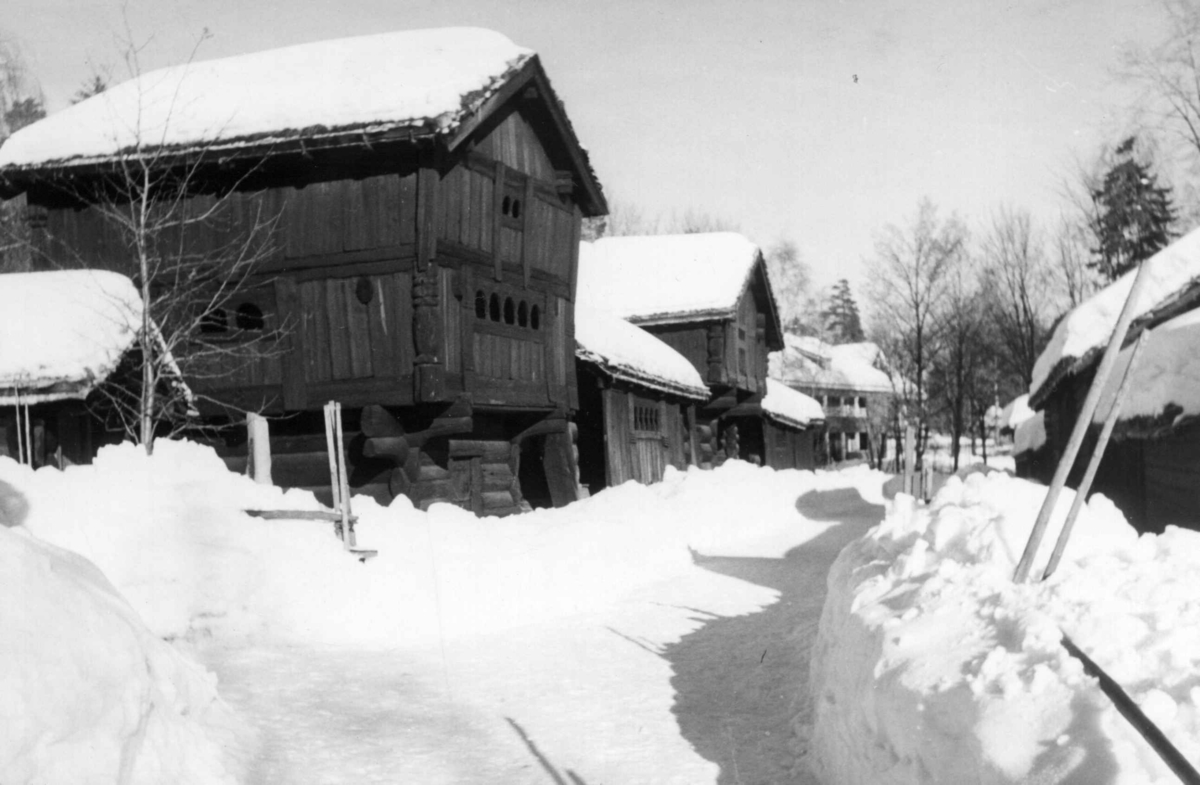 Setesdalstunet på Norsk folkemuseum, 1948.