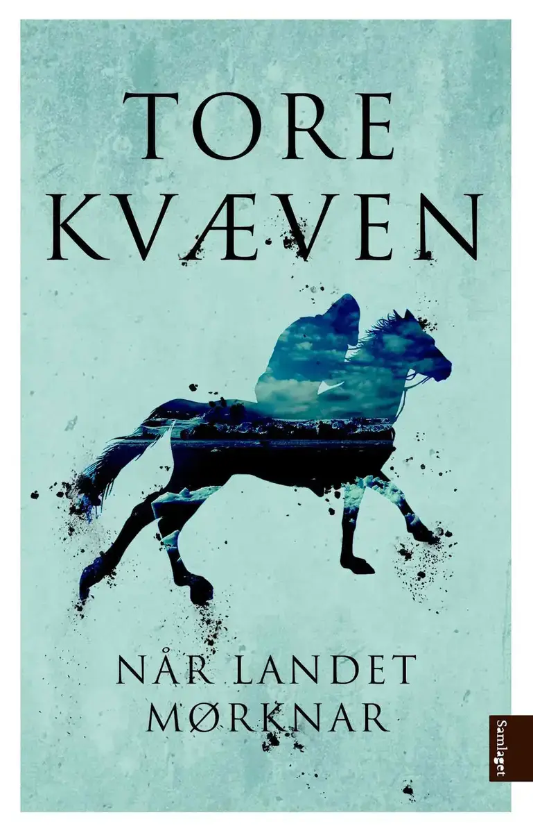 Omslaget til boka Når landet mørknar av Tore Kvæven